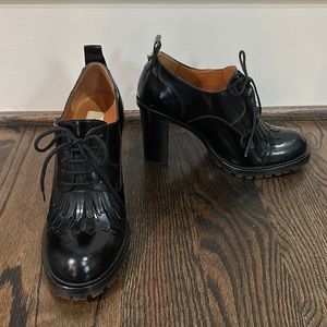 Valentino Derby Booties - Black